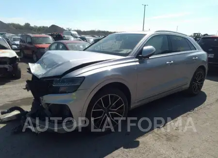 AUDI Q8 PRESTIGE S-LINE 2020 vin WA1FVAF10LD018992 from auto auction Caiaai