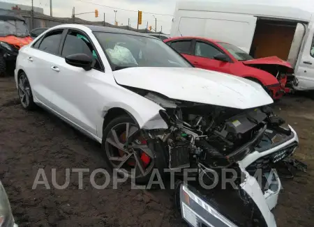 Audi S3 2022 2022 vin WAUJ3CGY5NA004309 from auto auction Impact