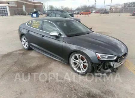 Audi S5 2018 2018 vin WAUC4DF51JA053536 from auto auction Impact