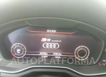 AUDI S5 PRESTIGE 2019 vin WAUC4CF52KA053024 from auto auction Caiaai