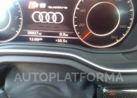 AUDI S5 PRESTIGE 2018 vin WAUR4AF55JA006244 from auto auction Caiaai