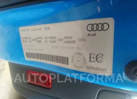 AUDI S5 PREMIUM 2020 vin WAUA4CF52LA010599 from auto auction Caiaai