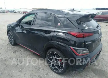 HYUNDAI KONA N 2022 vin KM8KH3AC9NU001574 from auto auction Caiaai