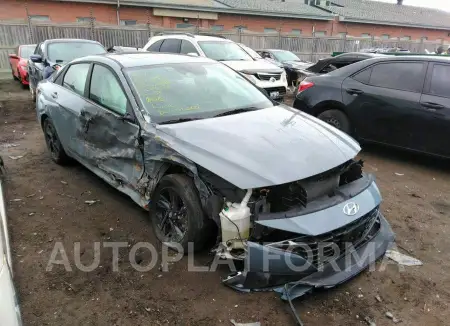 Hyundai Elantra 2022 2022 vin KMHLN4AJ7NU013076 from auto auction Impact