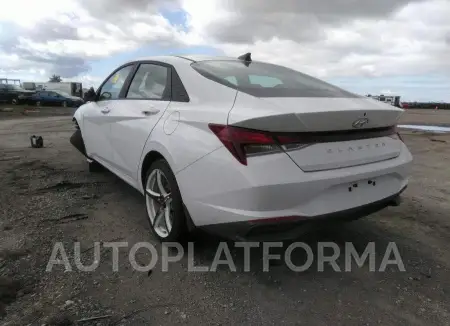 HYUNDAI ELANTRA SEL 2022 vin KMHLM4AG0NU335632 from auto auction Caiaai