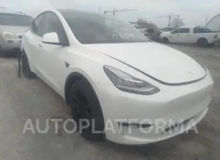 Tesla Model Y 2022 2022 vin 7SAYGDEE8NF327316 from auto auction Impact