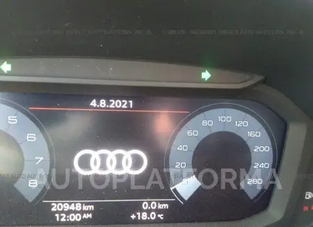 AUDI Q3 PREMIUM 2020 vin WA1AECF31L1050472 from auto auction Caiaai