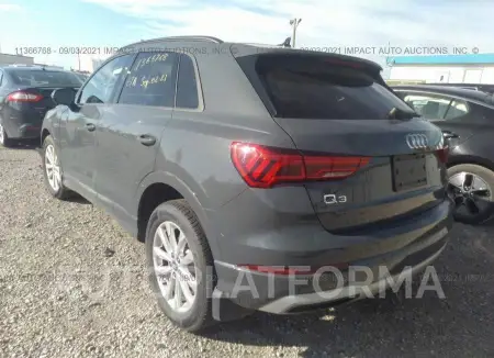 AUDI Q3 PREMIUM 2020 vin WA1AECF31L1050472 from auto auction Caiaai