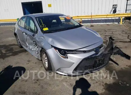 TOYOTA COROLLA LE 2020 vin JTDEBRBE4LJ020621 from auto auction Copart