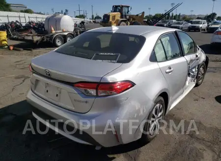 TOYOTA COROLLA LE 2020 vin JTDEBRBE4LJ020621 from auto auction Copart