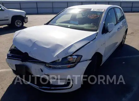 VOLKSWAGEN E-GOLF SE 2018 vin WVWKR7AU7JW906945 from auto auction Copart