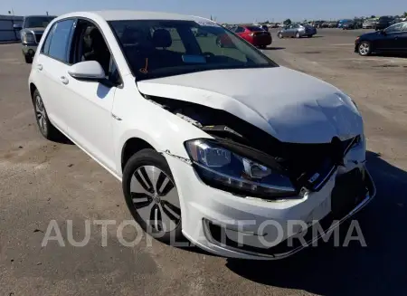 VOLKSWAGEN E-GOLF SE 2018 vin WVWKR7AU7JW906945 from auto auction Copart