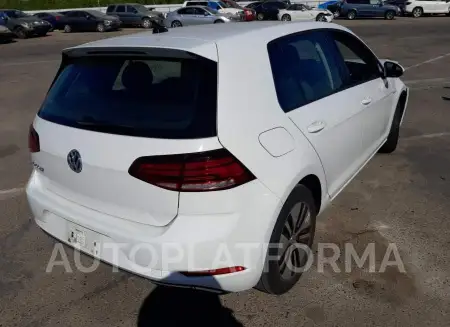 VOLKSWAGEN E-GOLF SE 2018 vin WVWKR7AU7JW906945 from auto auction Copart