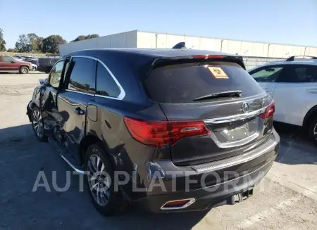 ACURA MDX TECHNO 2016 vin 5FRYD4H49GB032347 from auto auction Copart