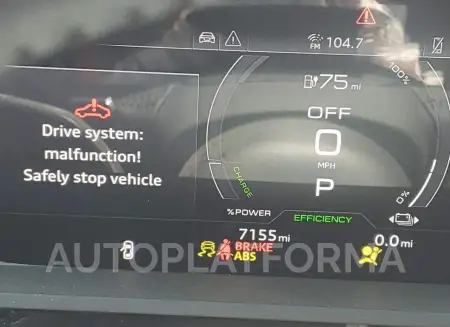 AUDI E-TRON PRE 2021 vin WA1LAAGE0MB020979 from auto auction Copart