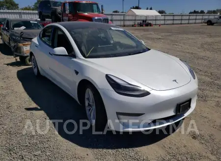 Tesla Model 3 2022 2022 vin 5YJ3E1EA2NF144132 from auto auction Copart