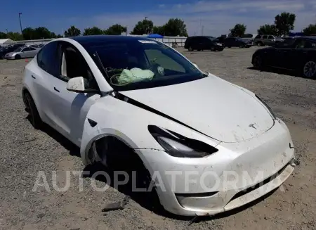 Tesla Model Y 2021 2021 vin 5YJYGDEFXMF258309 from auto auction Copart