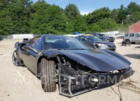 Ferrari 488 2017 2017 vin ZFF80AMA4H0223294 from auto auction Copart