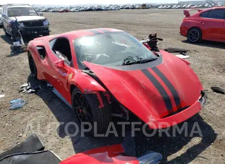 FERRARI 488 PISTA 2019 vin ZFF90HLAXK0241336 from auto auction Copart