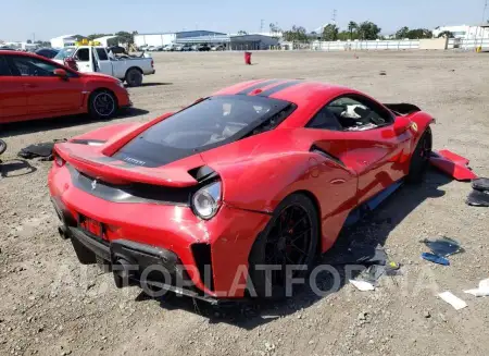 FERRARI 488 PISTA 2019 vin ZFF90HLAXK0241336 from auto auction Copart