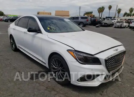 Genesis G80 2018 2018 vin KMHGN4JB9JU244971 from auto auction Copart