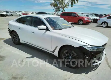 BMW I4 EDRIVE4 2022 vin WBY73AW02NFM84100 from auto auction Copart