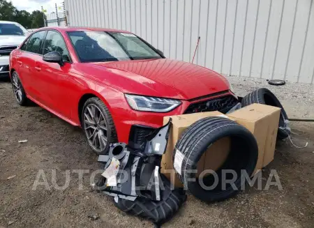 Audi S4 2021 2021 vin WAUC4AF49MA087203 from auto auction Copart