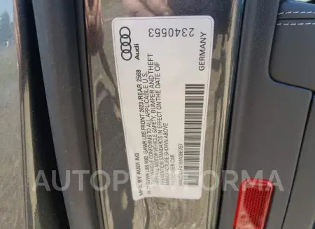 AUDI S4 PRESTIG 2021 vin WAUC4AF41MA086787 from auto auction Copart