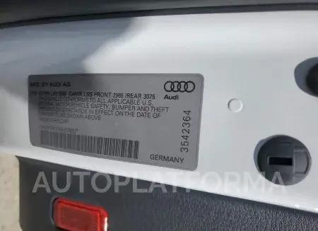 AUDI S7 PREMIUM 2022 vin WAUPFBF25NN016607 from auto auction Copart