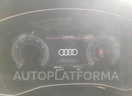 AUDI Q8 PREMIUM 2021 vin WA1EVAF10MD015491 from auto auction Copart