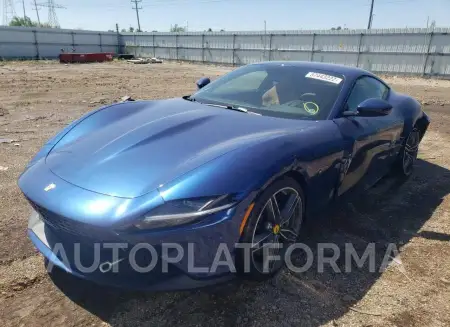 FERRARI ROMA 2022 vin ZFF98RNA7N0274861 from auto auction Copart