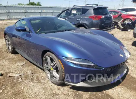 FERRARI ROMA 2022 vin ZFF98RNA7N0274861 from auto auction Copart