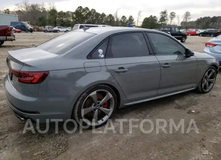 AUDI S4 PRESTIG 2019 vin WAUC4BF47KA010266 from auto auction Copart