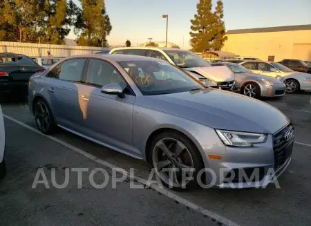 AUDI S4 PREMIUM 2018 vin WAUB4AF40JA138692 from auto auction Copart