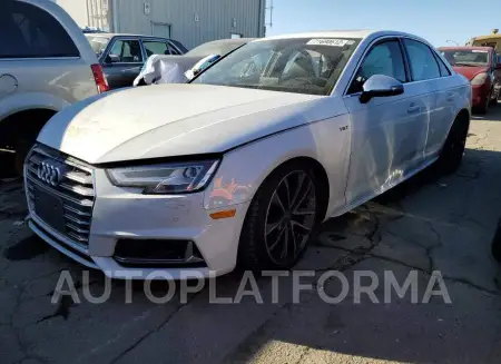 AUDI S4 PRESTIG 2018 vin WAUC4AF43JA003890 from auto auction Copart