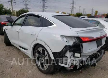 AUDI E-TRON SPO 2021 vin WA13AAGE2MB026668 from auto auction Copart