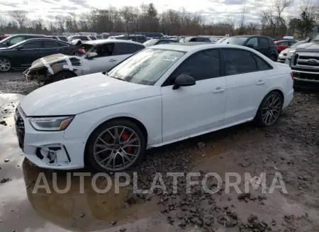 Audi S4 2022 2022 vin WAUC4AF48NA031318 from auto auction Copart