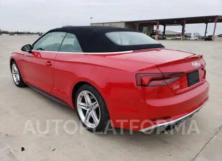 AUDI S5 PREMIUM 2018 vin WAUY4GF50JN013318 from auto auction Copart