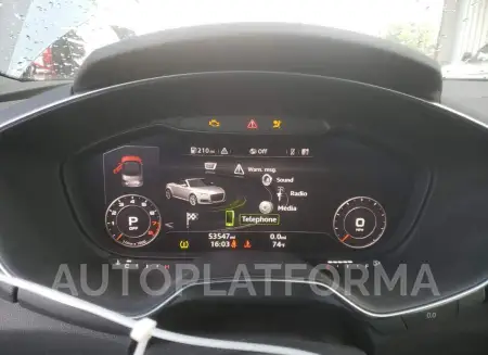 AUDI TT 2019 vin TRUTECFV5K1003613 from auto auction Copart