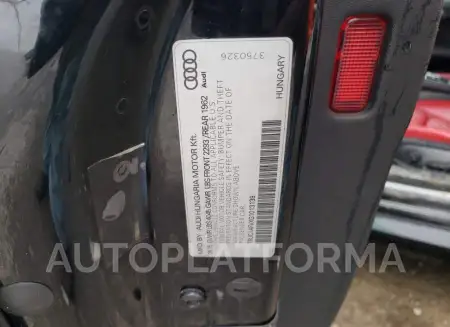 AUDI TTS 2016 vin TRUC1AFVXG1013139 from auto auction Copart