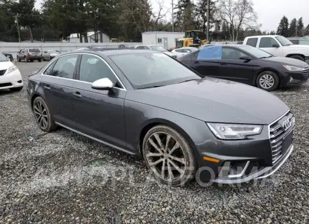 AUDI S4 PREMIUM 2019 vin WAUB4AF43KA105641 from auto auction Copart