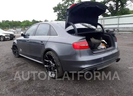 AUDI S4 PREMIUM 2015 vin WAUBGAFL6FA071327 from auto auction Copart