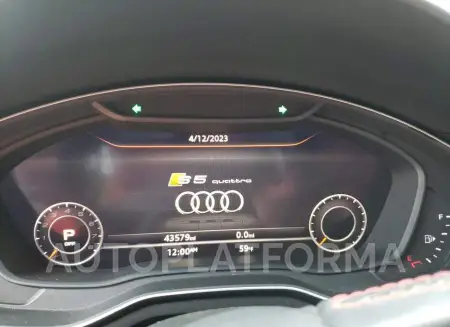 AUDI S5 PREMIUM 2019 vin WAUB4CF57KA095877 from auto auction Copart