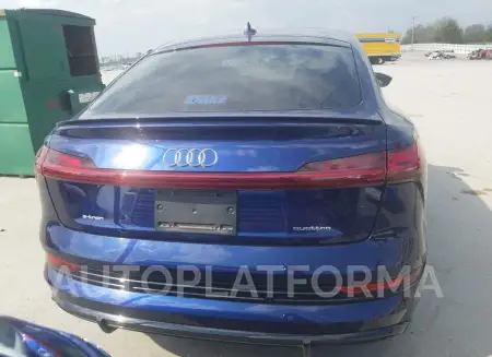 AUDI E-TRON SPO 2021 vin WA12AAGE6MB027589 from auto auction Copart