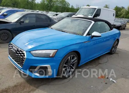 Audi S5 2022 2022 vin WAUW4GF59NN001505 from auto auction Copart