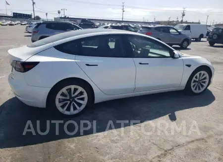 TESLA MODEL 3 2022 vin 5YJ3E1EB8NF137548 from auto auction Copart