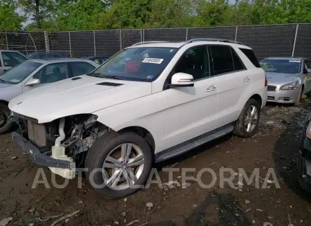 Mercedes-Benz ML350 2015 2015 vin 4JGDA5HB7FA507638 from auto auction Copart