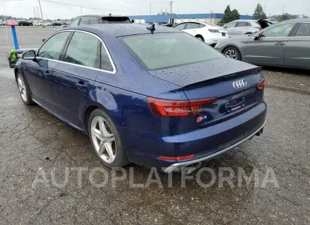 AUDI S4 PREMIUM 2018 vin WAUB4AF44JA199222 from auto auction Copart