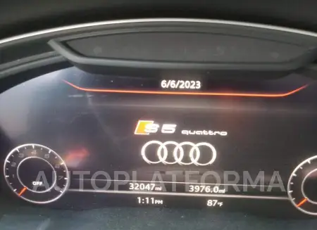 AUDI S5 PREMIUM 2019 vin WAUB4CF54KA099997 from auto auction Copart