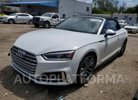 AUDI S5 PRESTIG 2018 vin WAU24GF5XJN008293 from auto auction Copart